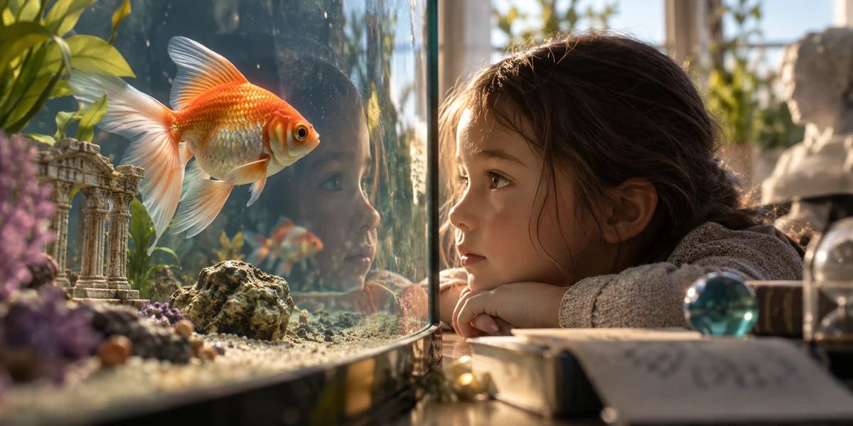 《水族箱里的是鱼还是人？》的插图