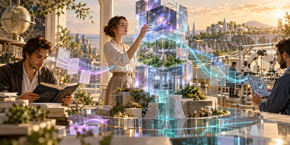 The Information Architecture of Reality and Cognition: Reading, Writing and Verification as a Unified Protocol for Integrating Science and Production