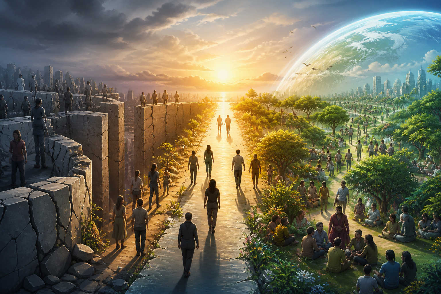 Openness as the Foundation of Evolution: From Division to Unity