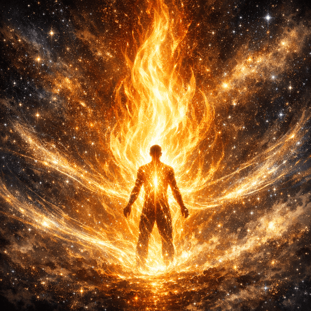 The Primordial Fire: The Boundary Between Being and Eternity