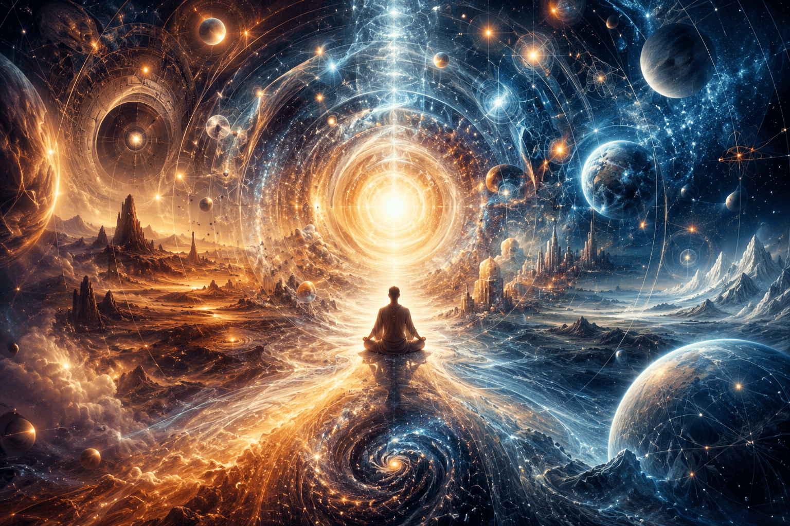 The Origin Beyond Time and Space