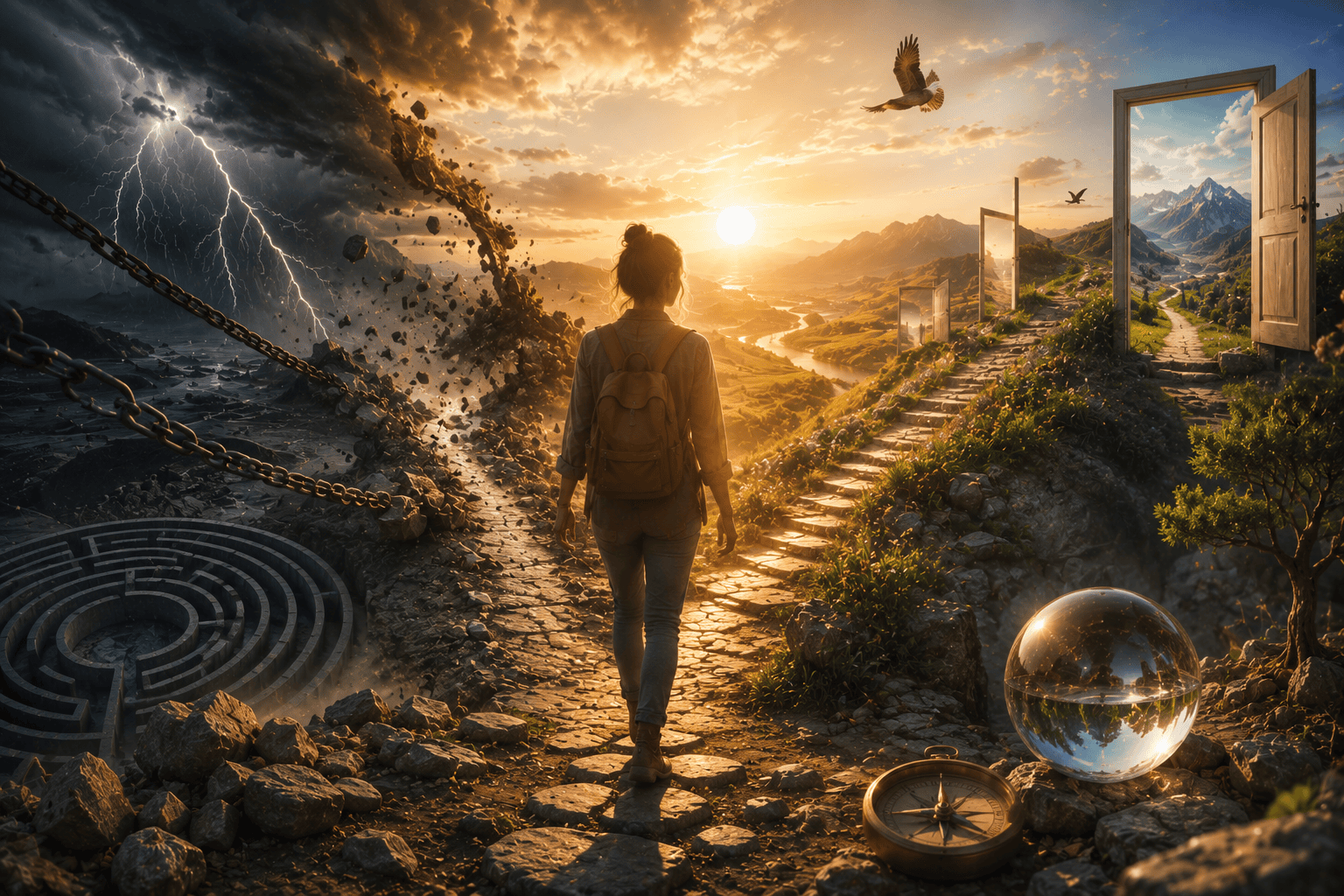 A Path Paved with Lessons: How Our Goals Shape Reality